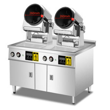 Intelligent Screen Cabinet Style Stir Fry Machine